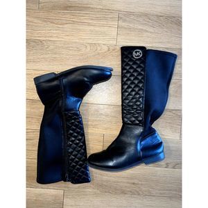 Michael Kors Knee High Boots Women's Size 5 Orchid Black